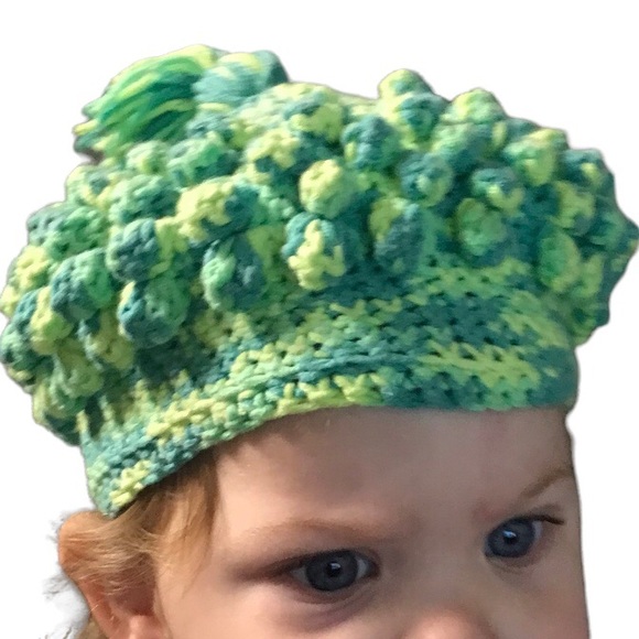 Handmade knit baby toddler hat - Picture 2 of 7